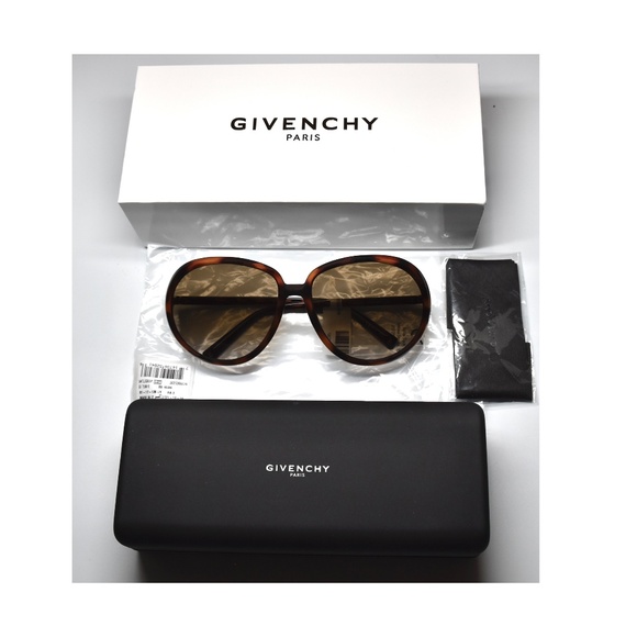 GIVENCHY GV7180/S 086HA TORTOISE HAVANA GRADIENT BROWN ROUND SUNGLASSES. 61mm - Picture 15 of 15